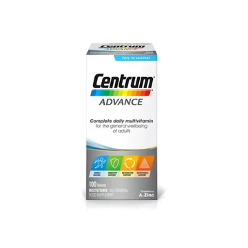 Centrum Advance Multivitamin – 100 Tablets for Daily Adult Wellness Support
