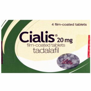 Cialis Tablets 20mg Pack - Tadalafil 4 Film-Coated Tablets
