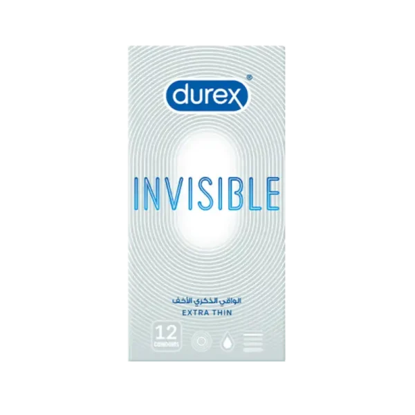 Durex Invisible Extra Thin Extra Lubricated Condoms – 3/10/12 Pack