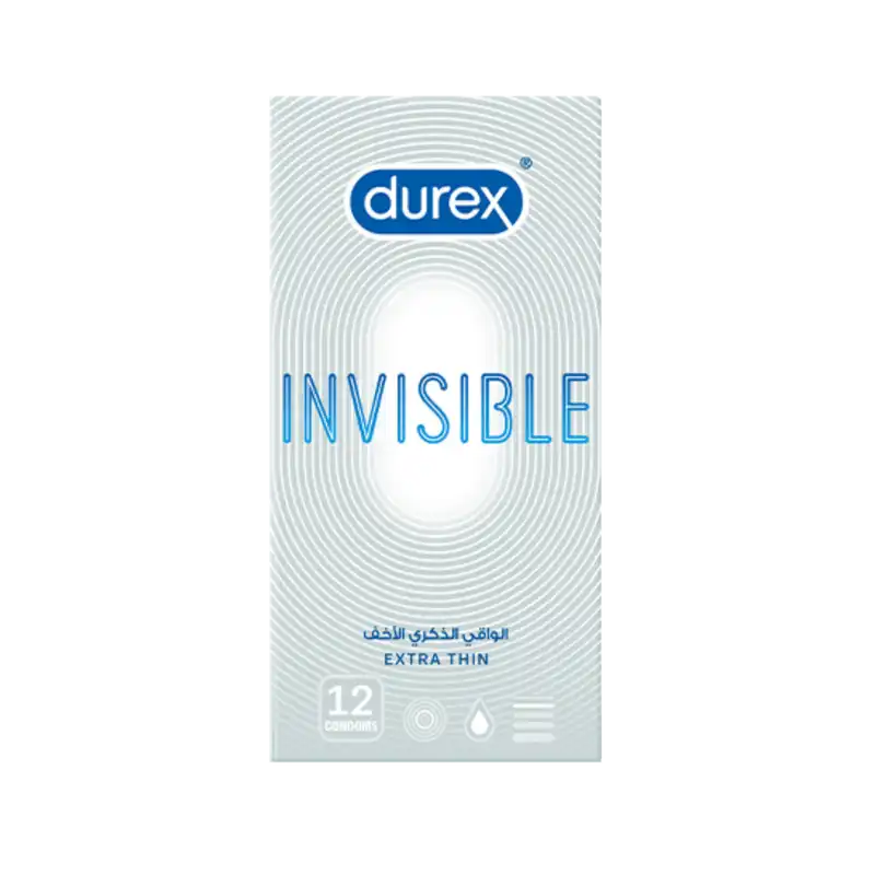 Durex Invisible Extra Thin Extra Lubricated Condom