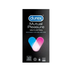 Durex Mutual Pleasure Condoms Box – Designed for Him and Her.