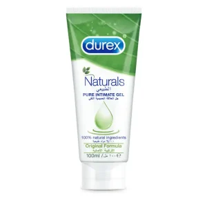 Durex Naturals Pure Intimate Gel 100ml with 100% natural ingredients for sensitive skin