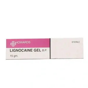 the image show that Lignocain Gel 2% 15G