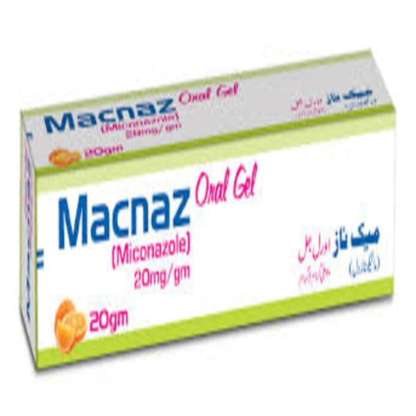The image show that MACNAZ GEL 20G