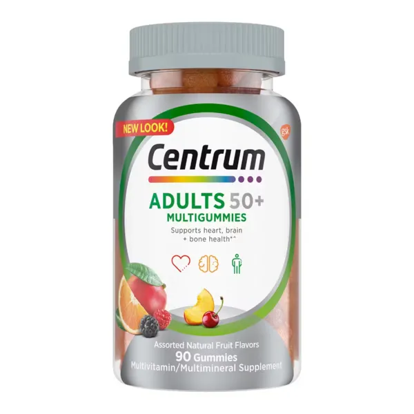 Centrum MultiGummies Adults 50+ Bottle Front View