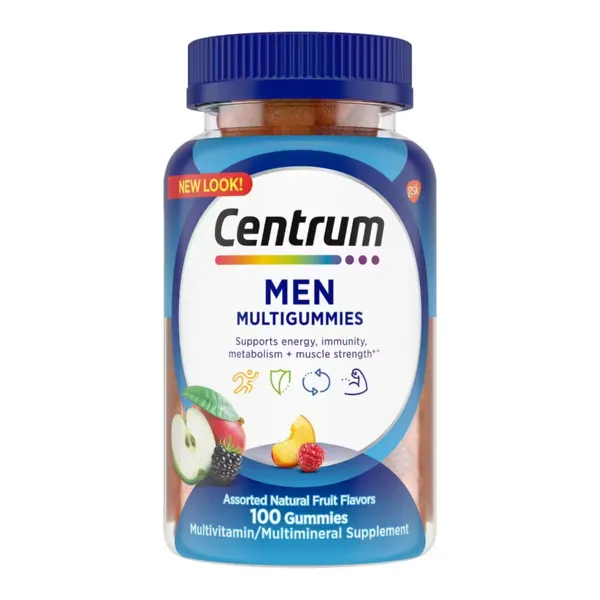Centrum MultiGummies Men Multivitamin Bottle Front