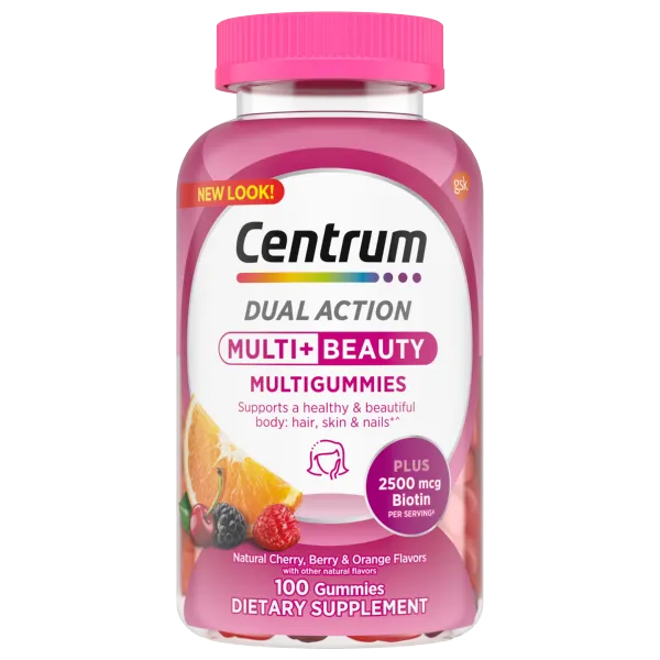 Centrum MultiGummies Multi+Beauty – Hair, Skin & Nails Support Gummies