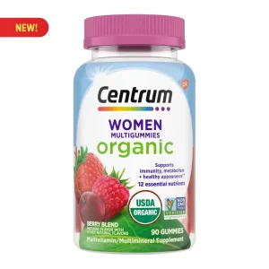 Centrum Organic Women Multivitamin Gummies – Plant-Based Daily Support