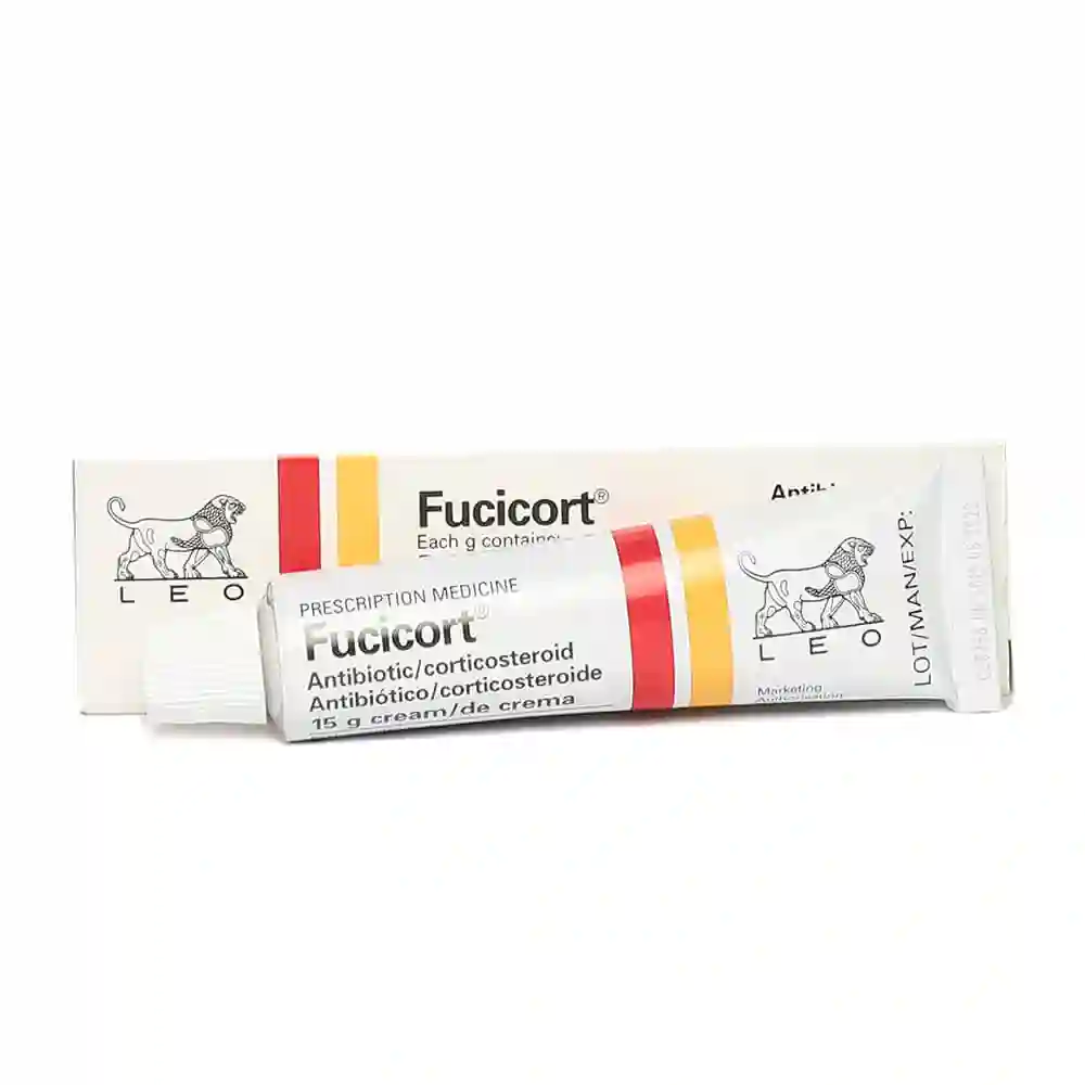 Fucicort Cream Packaging - Antibiotic & Corticosteroid Combination (Fusidic Acid + Betamethasone) for Skin Infections & Inflammation