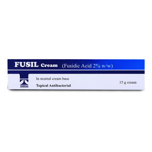 Fusil Cream 15g tube - Fusidic Acid 2% topical antibacterial medication for bacterial skin infections