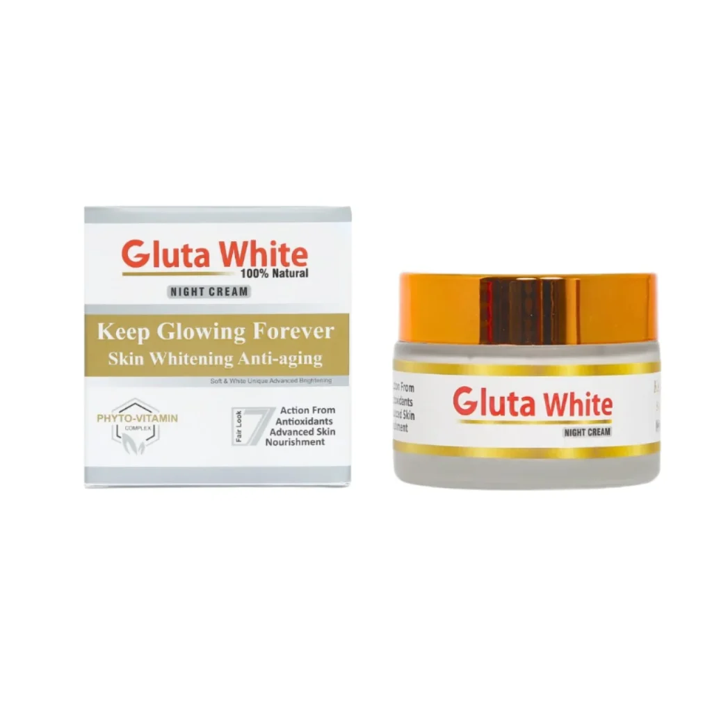 Gluta White Cream - Kojic Glutathione Whitening Cream - skin lightening cosmetic product
