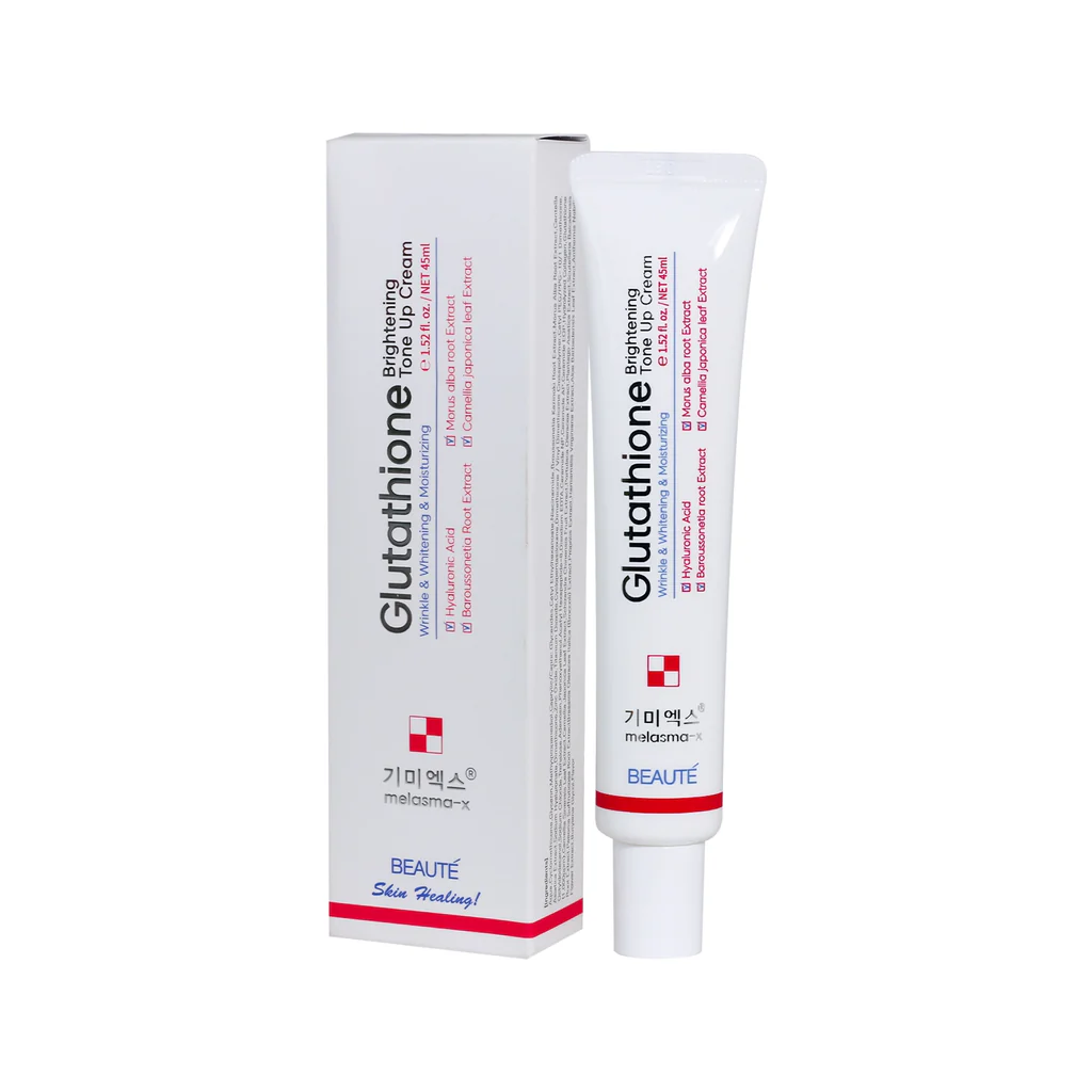 Glutathione Brightening Tone Up Cream tube with box - Wrinkle & Whitening & Moisturizing formula by Beauté