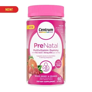 The image show that Centrum Prenatal MultiGummies