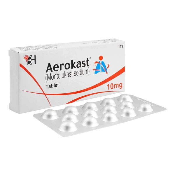 Aerokast 10mg Tablets – Montelukast for Asthma & Allergy Relief