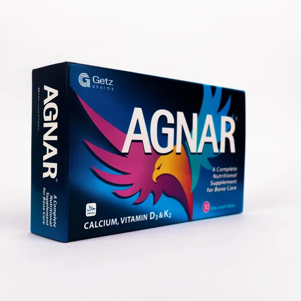 Agnar 400 IU /90 mcg /500 mg tablet