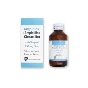 Ampiclox Syrup 250mg/5ml – Ampicillin & Cloxacillin Antibiotic for Children