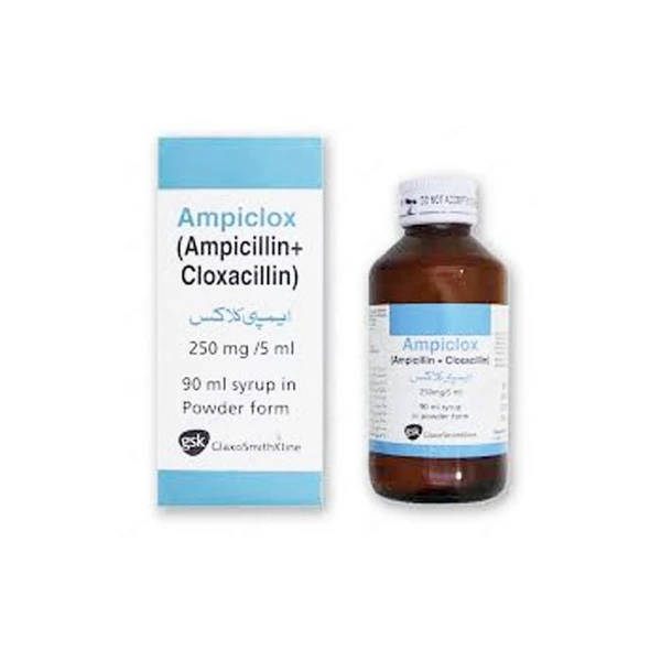 Ampiclox Syrup 250mg/5ml – Ampicillin & Cloxacillin Antibiotic for Children
