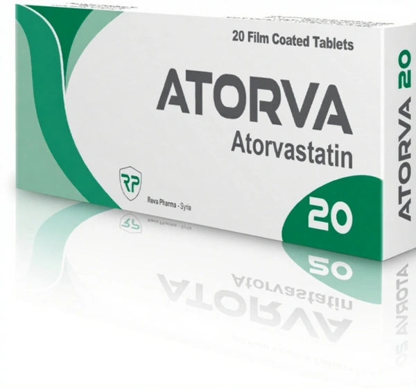 Atorva 20mg Tablets – Atorvastatin for cholesterol and heart disease prevention