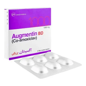 Augmentin BD 1000mg Tablets – Co-Amoxiclav for bacterial infection relief