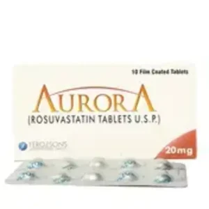 Aurora Tablets 20mg – Cholesterol Control & Heart Protection Medicine