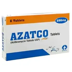 Azatco Tablets 250mg – Azithromycin antibiotic by ATCO Laboratories