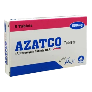 Azatco Tablets 500mg – Azithromycin antibiotic by ATCO Laboratories