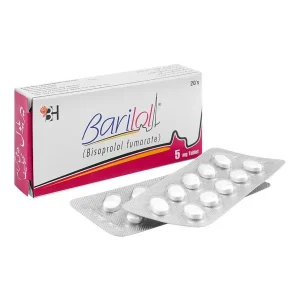 Barilol 5mg Tablets pack with Bisoprolol for hypertension and heart health