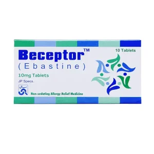 Beceptor Tablet 10mg Ebastine by SAMI Pharmaceuticals