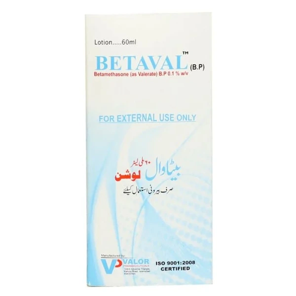 Betaval Lotion 60ml – Corticosteroid lotion for eczema, psoriasis, and dermatitis