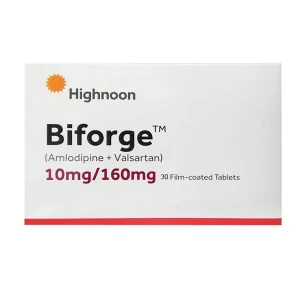 Biforge 10/160mg Tablets pack with Amlodipine and Valsartan for effective blood pressure control