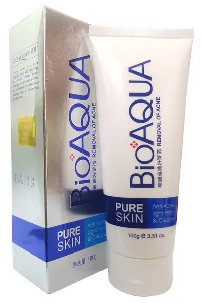 Bioaqua Pure Skin Cleanser 100 GM – anti-acne and oil control face wash