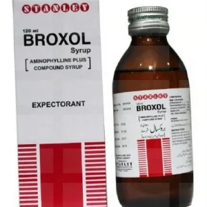 Broxol Syrup 120ml – Cough & Bronchial Relief with Aminophylline by Stanley Pharmaceuticals