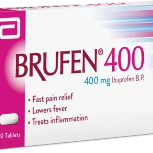 Brufen 400mg Tablets – Strong Pain, Fever & Inflammation Relief with Ibuprofen