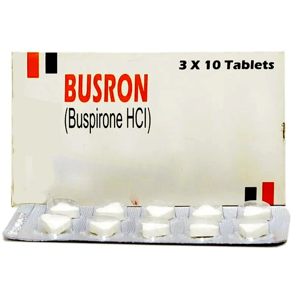 Busron 5mg Tablets pack with Buspirone for anxiety and stress relief