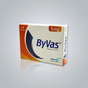 ByVas 5mg Tablets pack with Nebivolol for hypertension and heart care