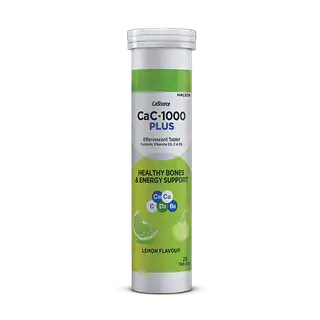 CAC-1000 Plus Lemon Flavour Calcium Tablets