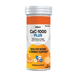 CAC-1000 Plus Effervescent Orange Tablets for bone health