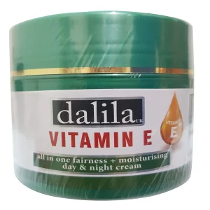 Dalila UK Vitamin E Fairness Day & Night Cream 200 GM – moisturizing fairness cream with vitamin E and kojic acid