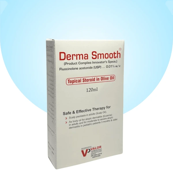 Derma Smooth Lotion 120ml – Gentle hydration for dry and sensitive skin