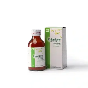 Entamizole 90ml Suspension – Antibiotic & Antiprotozoal for Stomach Infections