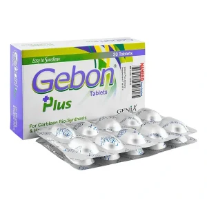 Gebon Plus Tablets pack – calcium and vitamin D3 supplement for bone health