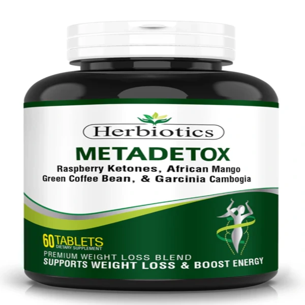 Herbiotics Metadetox Tablets for body detox and cleansing.