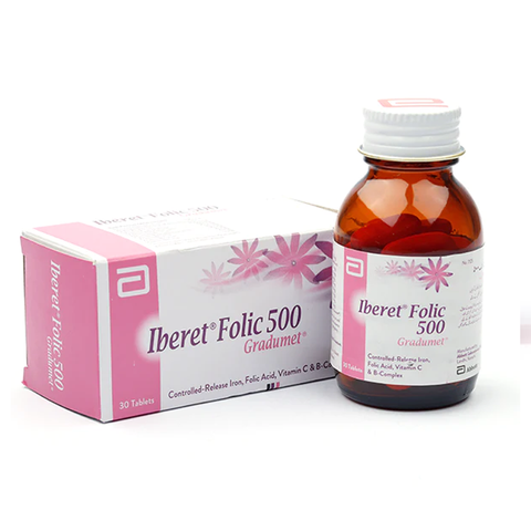 Iberet Folic-500 Gradumet Tablets