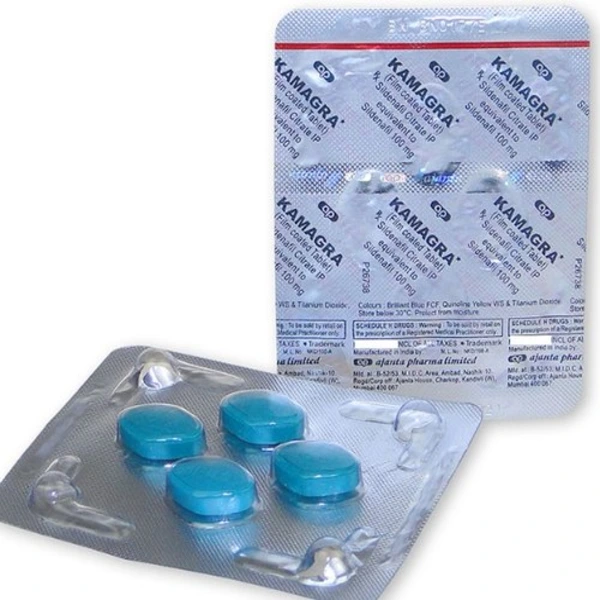 Kamagra Tablet 100mg blister pack front view