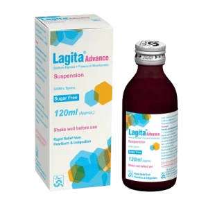 Lagita Advance Syrup 150ml bottle for acidity and gas relief