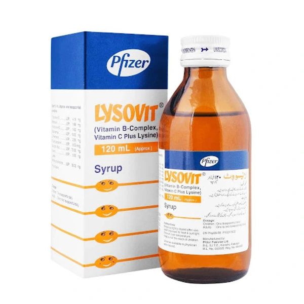 Lysovit Syrup 120ml for appetite and growth support