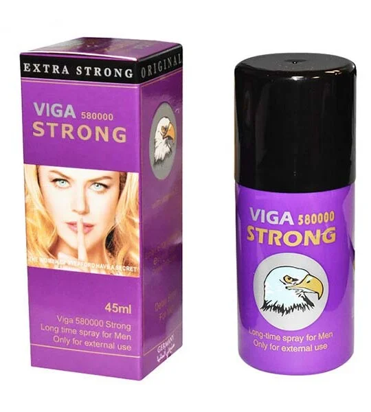 New Extra Strong Viga 580000 Spray – High strength Lidocaine delay spray for men