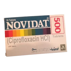 Novidat Tablets 500mg – Ciprofloxacin Antibiotic for Severe Infections