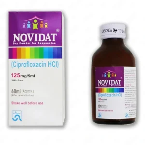 Novidat Syrup 125mg/5ml – Ciprofloxacin Antibiotic for Infections