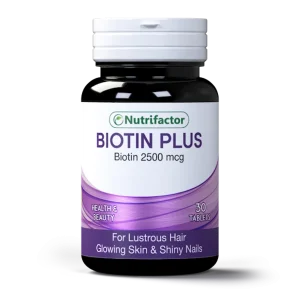 Nutrifactor Biotin Plus 2500mcg Tablets – for hair, skin, and nail health